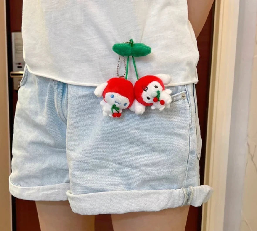 Sanrio Cherry Plush Keychain/Pin