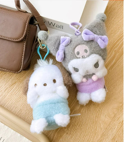 Sanrio Kuromi & Cinnamoroll Plush Keychain