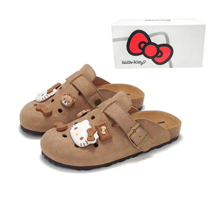 Hello Kitty Suede Soft Footbed Clogs