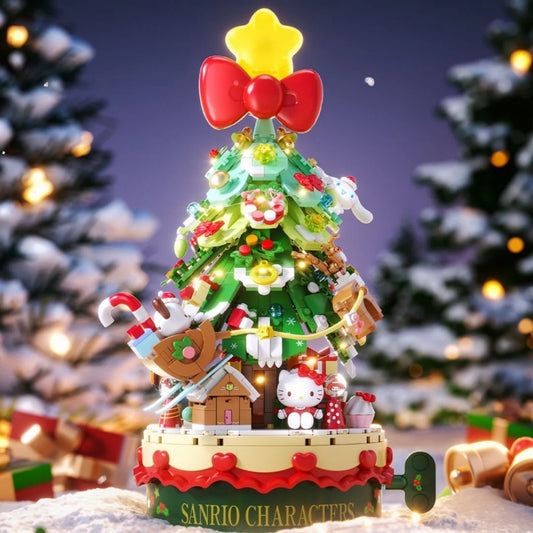 Sanrio Christmas Tree Building Set - Hello Kitty & Friends Edition