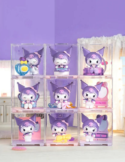 Kuromi Cozy Home Blind Box with Dust-Proof Acrylic Case