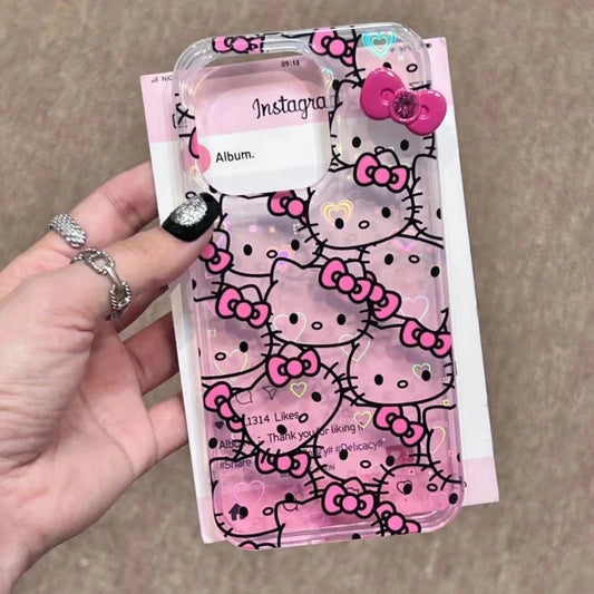 Hello Kitty Pink Bow Bow Phone Case