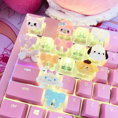 Sanrio Clear Keycaps