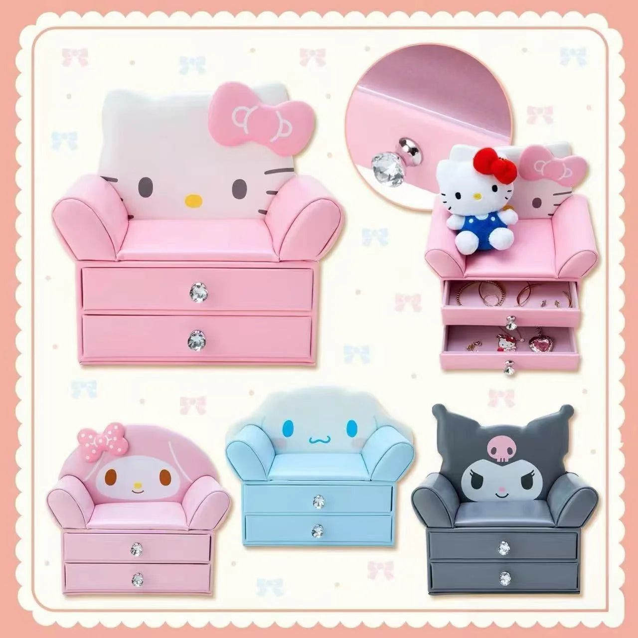 Sanrio Cozy Jewelry Sofa