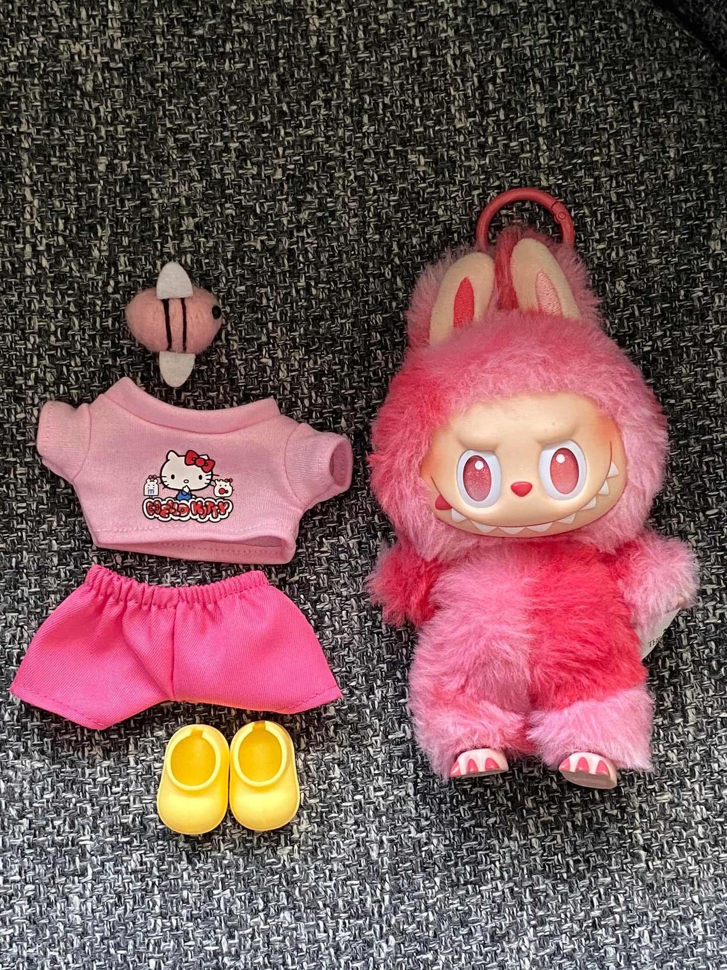 Labubu Outfit Set – Hello Kitty & ShinChan Style