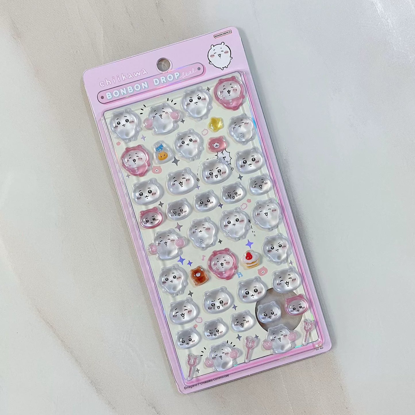 Chiikawa Bonbon Drop Puffy Sticker Sheet