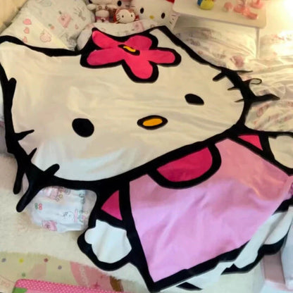 Hello Kitty Figure Blanket