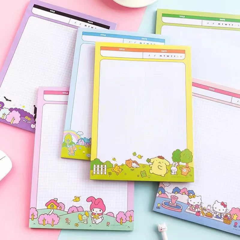 Sanrio Memo Pad Notebook