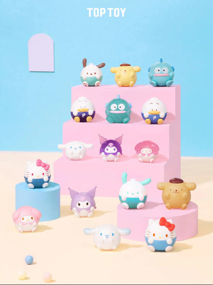 Sanrio Chubby Round Mini Figures Blind Bag (3 pcs per bag)