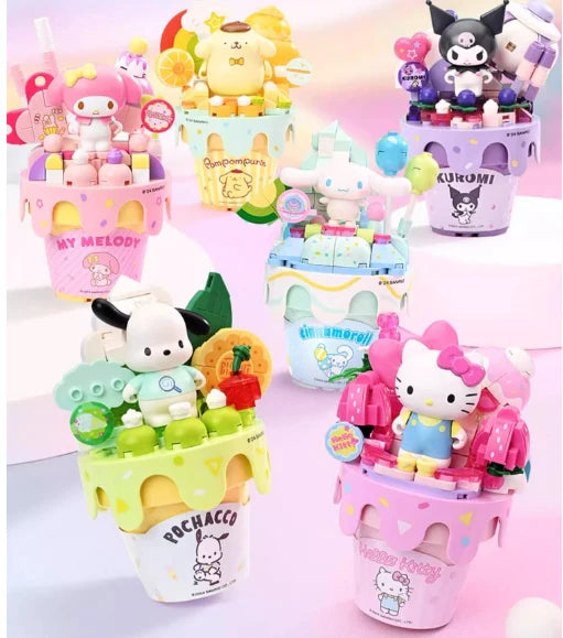 Sanrio Sweet Ice Cream Building Blocks