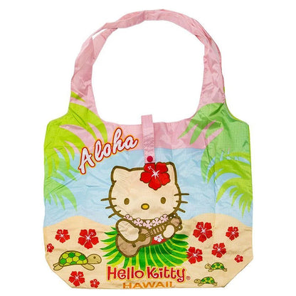 Aloha Hello Kitty Hawaii Foldable Reusable Tote Bag
