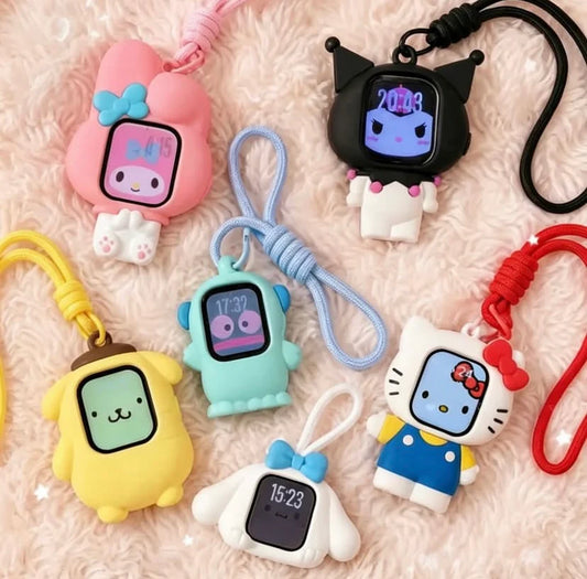 Sanrio Characters Silicone Apple Watch Protective Case with Lanyard