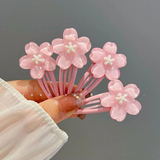 Sakura Hair Clips – 4 PCs Set