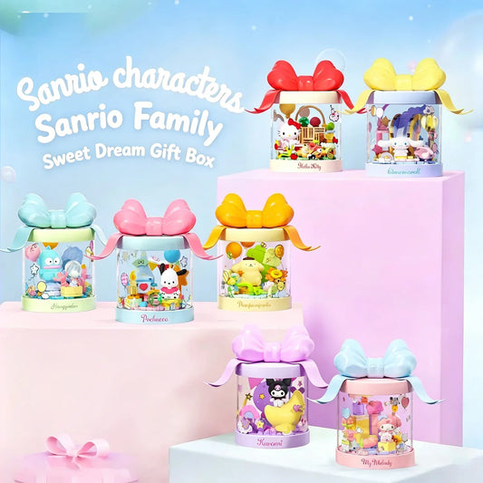 Sanrio Sweet Dreams Mini Diorama Building Blocks Blind Box