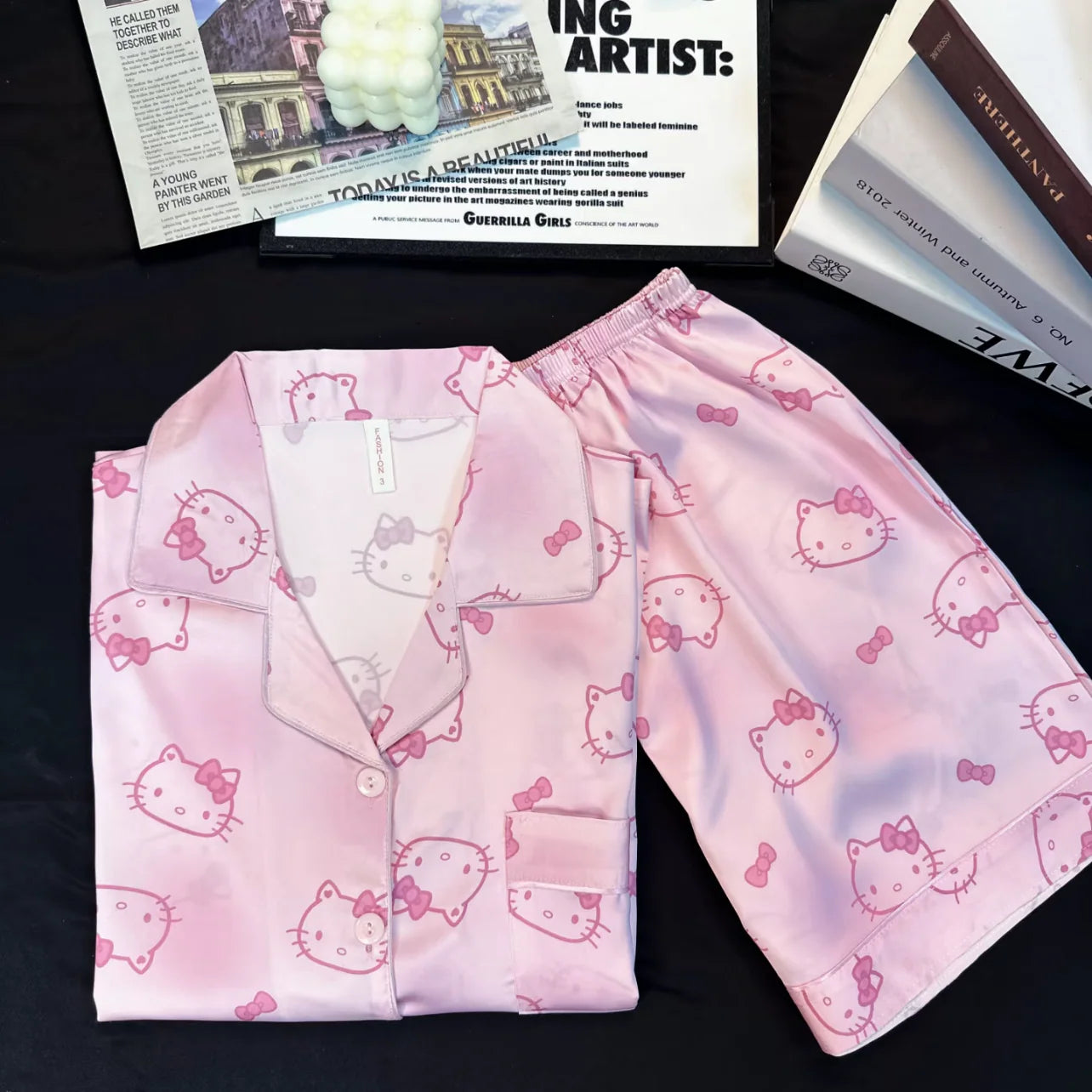 Hello Kitty Lumière Satin Sleep Set