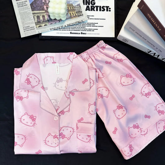 Hello Kitty Lumière Satin Sleep Set
