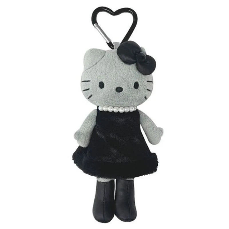 Hello Kitty Dark Angel Plushie Keychain