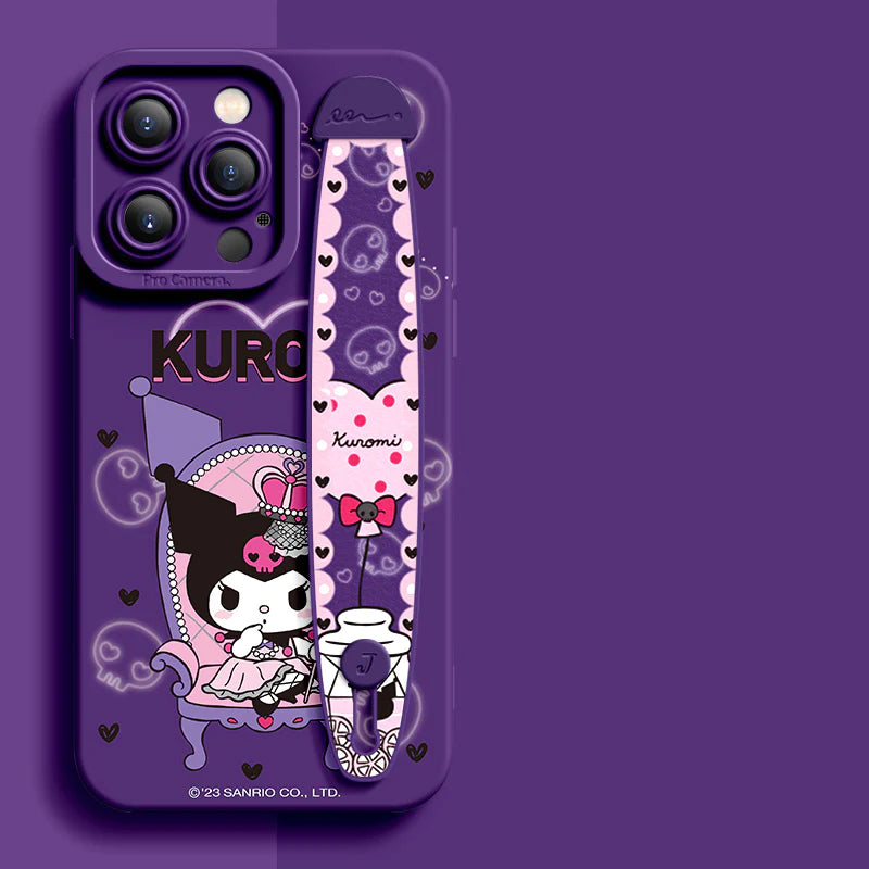 Kuromi Crowned in Lace iPhone Case
