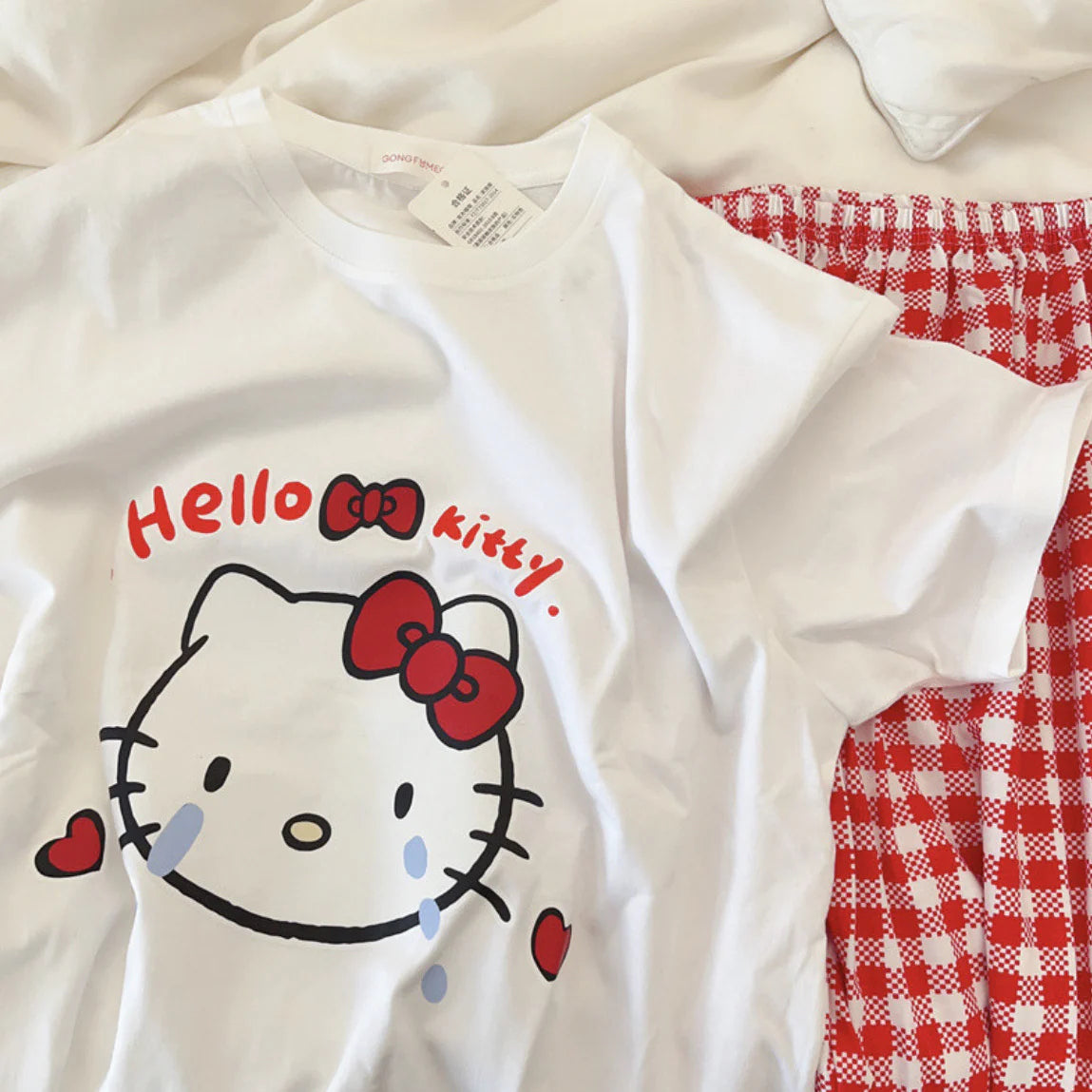 Hello Kitty Crying Baby Pajamas Set