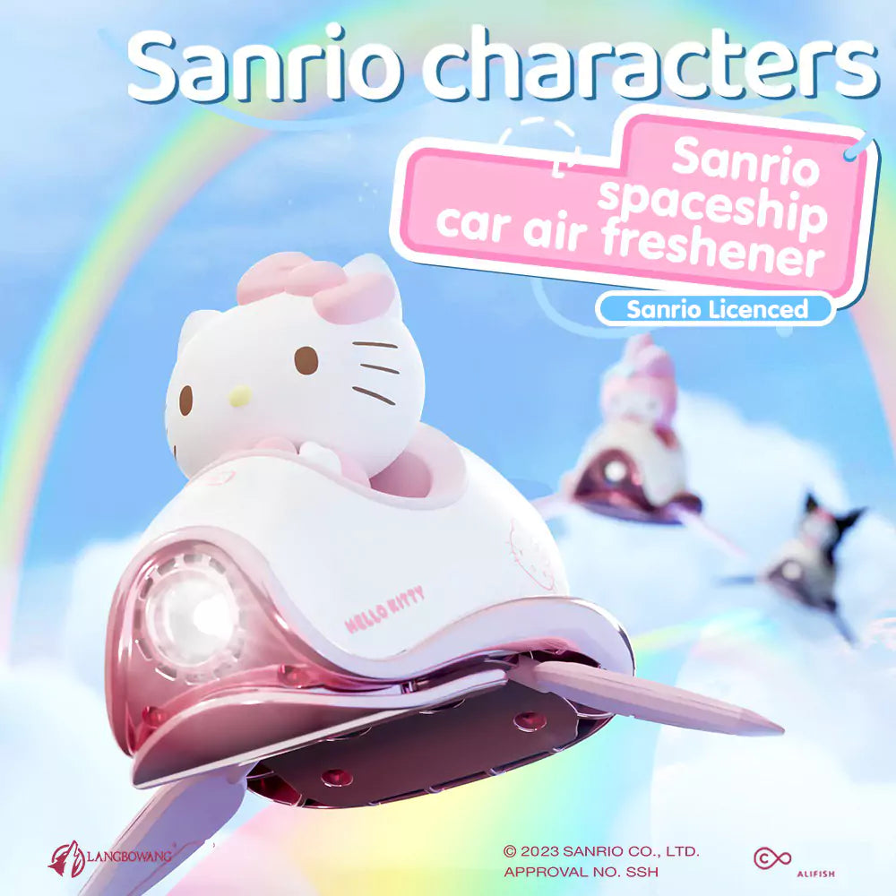Sanrio Spaceship Car Air Freshener