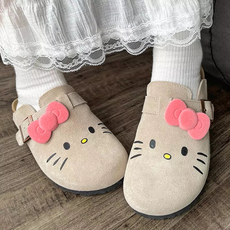 Sanrio Characters Suede Soft Footbed Clogs