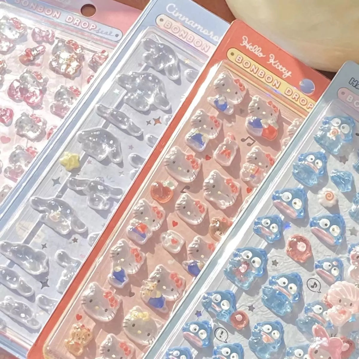 Sanrio Bonbon Drop Crystal 3D Stickers