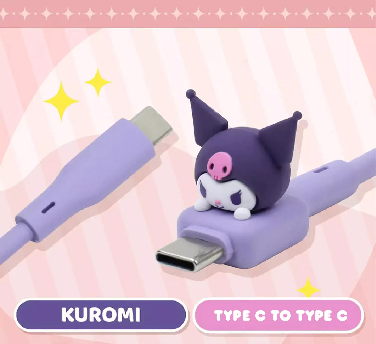 Sanrio Character Charging Cable (1m, MFi Certified)