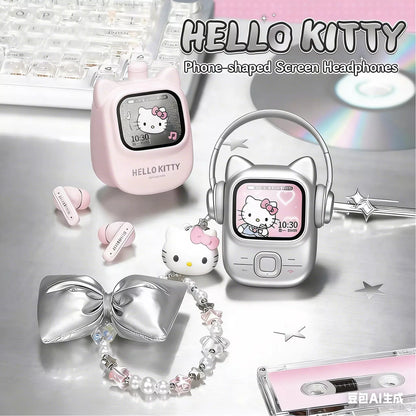 Hello Kitty Smart Screen Bluetooth Earphones Gift Set