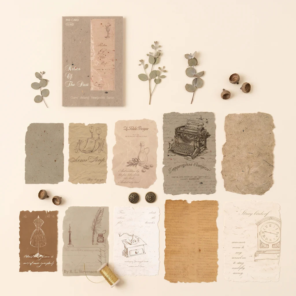 Vintage Botanical Collage Papers