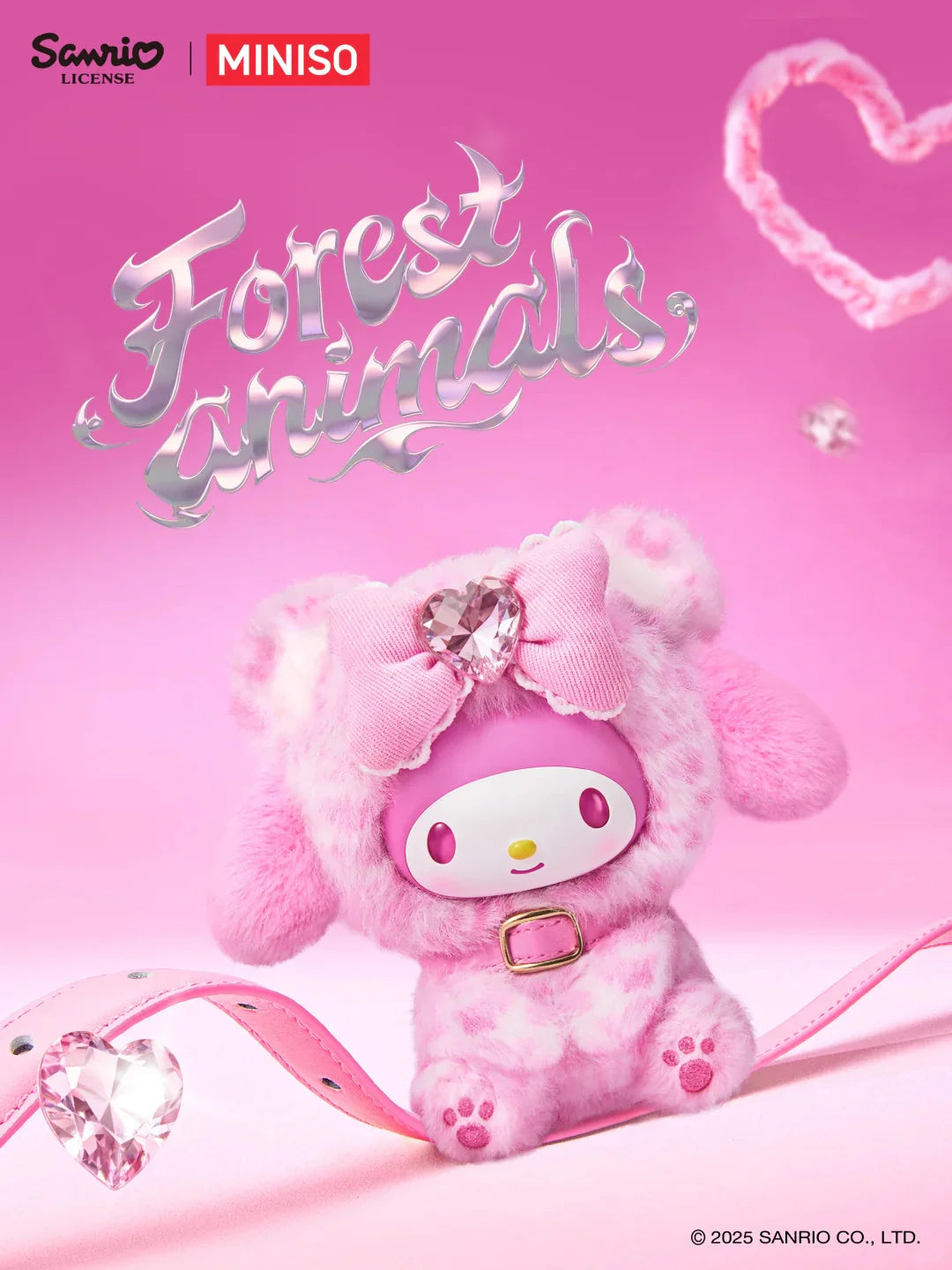 Sanrio Forest Animals Plush Keychain Series