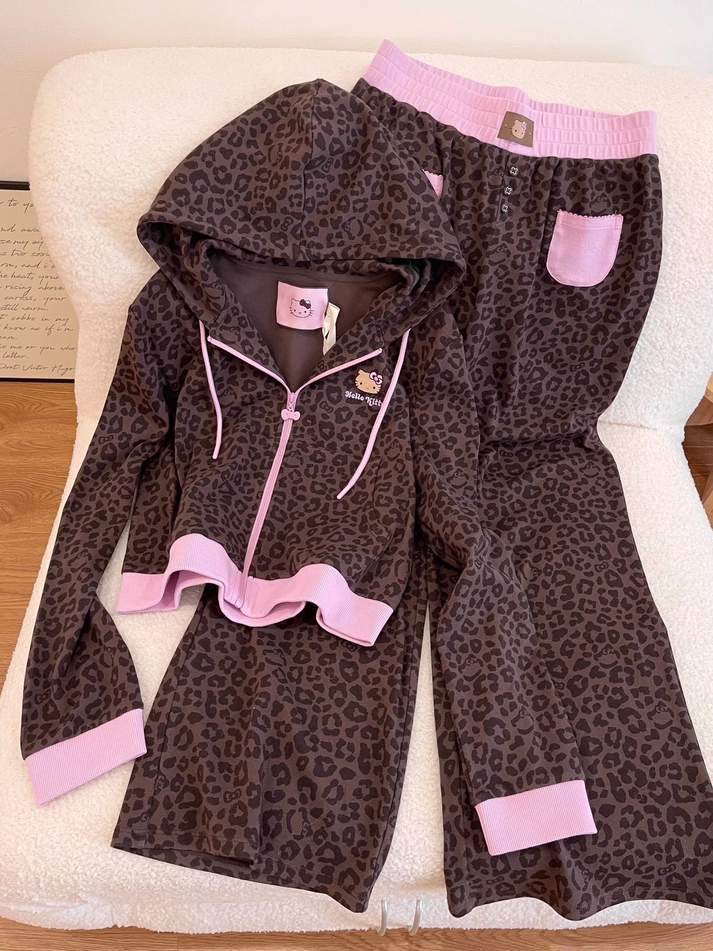 Hello Kitty Cozy Hoodie Pajamas Set