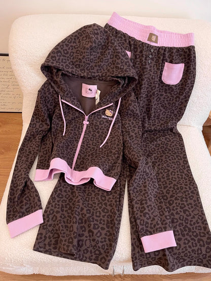 Hello Kitty Cozy Hoodie Pajamas Set