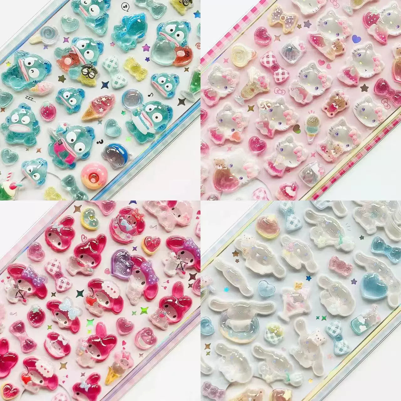 Sanrio Bonbon Drop Puffy Sticker Collection
