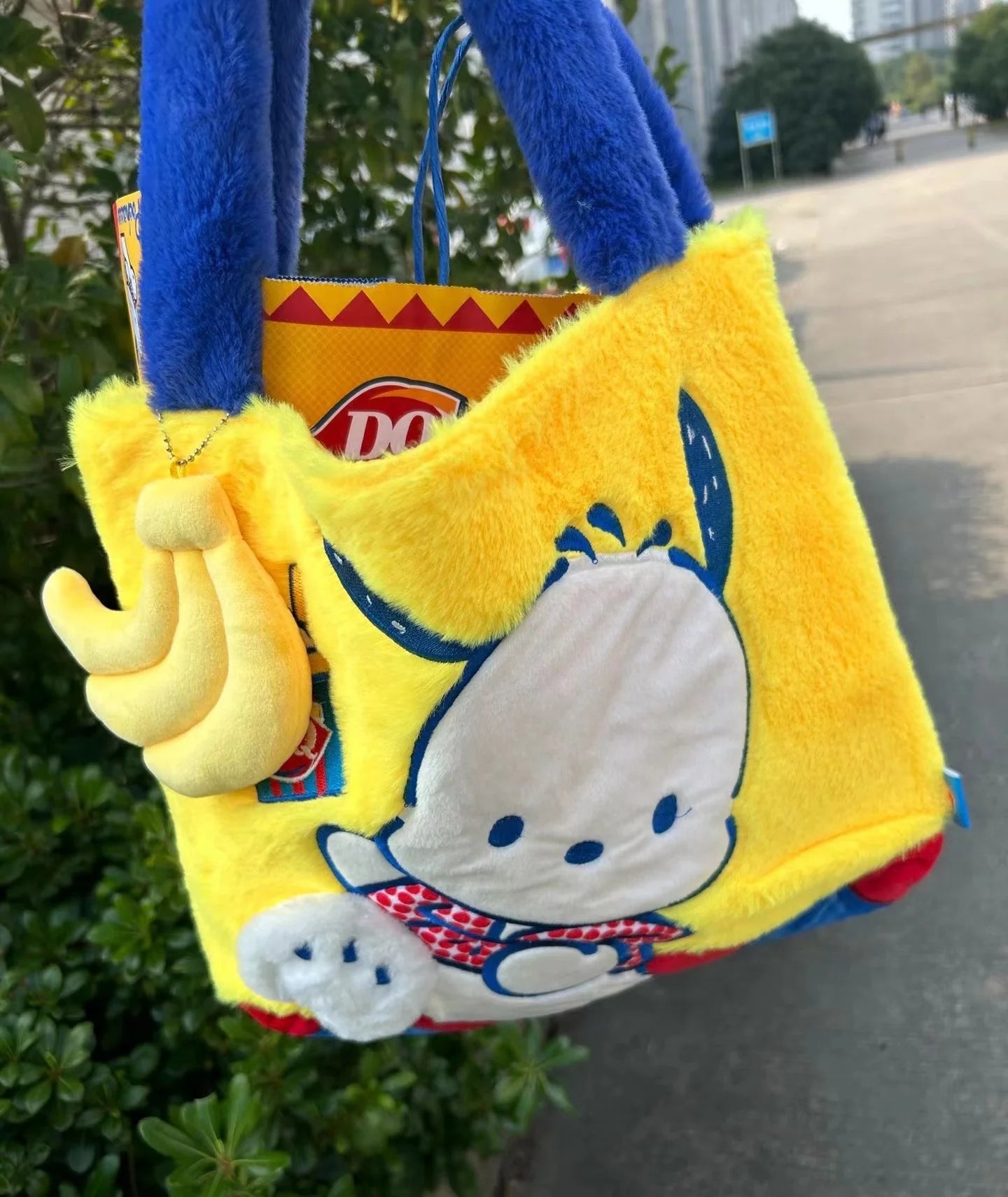 Pochacco Limited Edition Plush Tote Bag