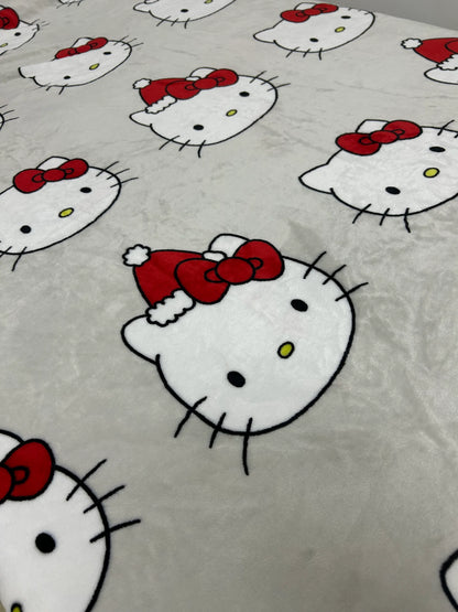 Hello Kitty Holiday-Themed Throw Blanket