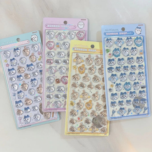 Chiikawa Bonbon Drop Puffy Sticker Sheet