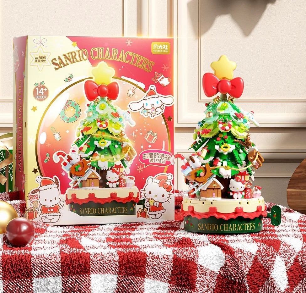 Sanrio Christmas Tree Building Set - Hello Kitty & Friends Edition