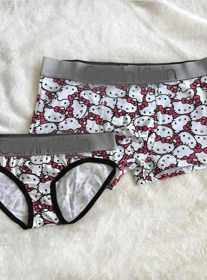 Cute Hello Kitty Print Cotton Panties