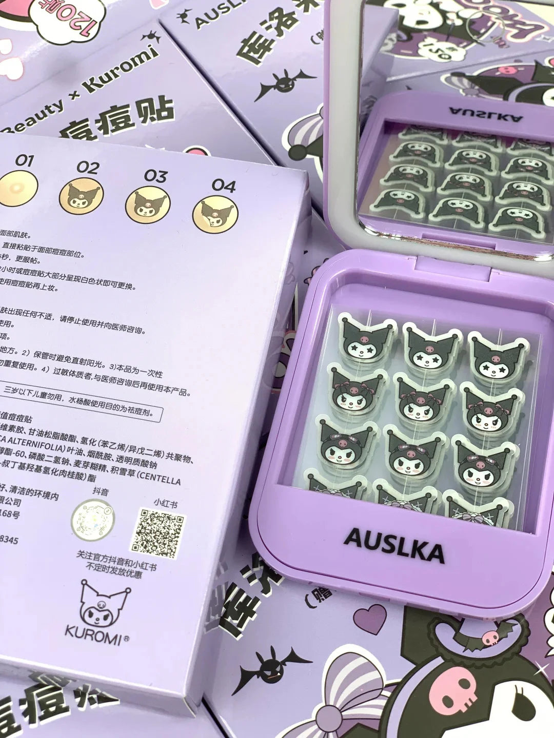 Kuromi Acne Patches Hydrocolloid Spot Treatment Stickrs