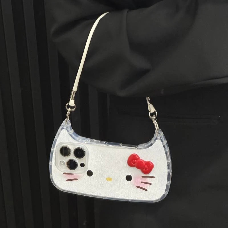 Hello Kitty Phone Case With Lanyard
