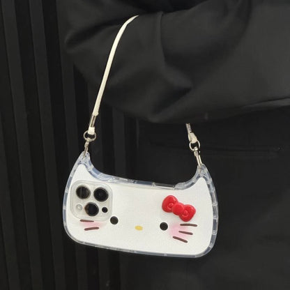 Hello Kitty Phone Case With Lanyard