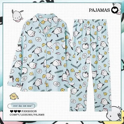 Pochacco Pajama Set – Long Sleeve Top & Pants