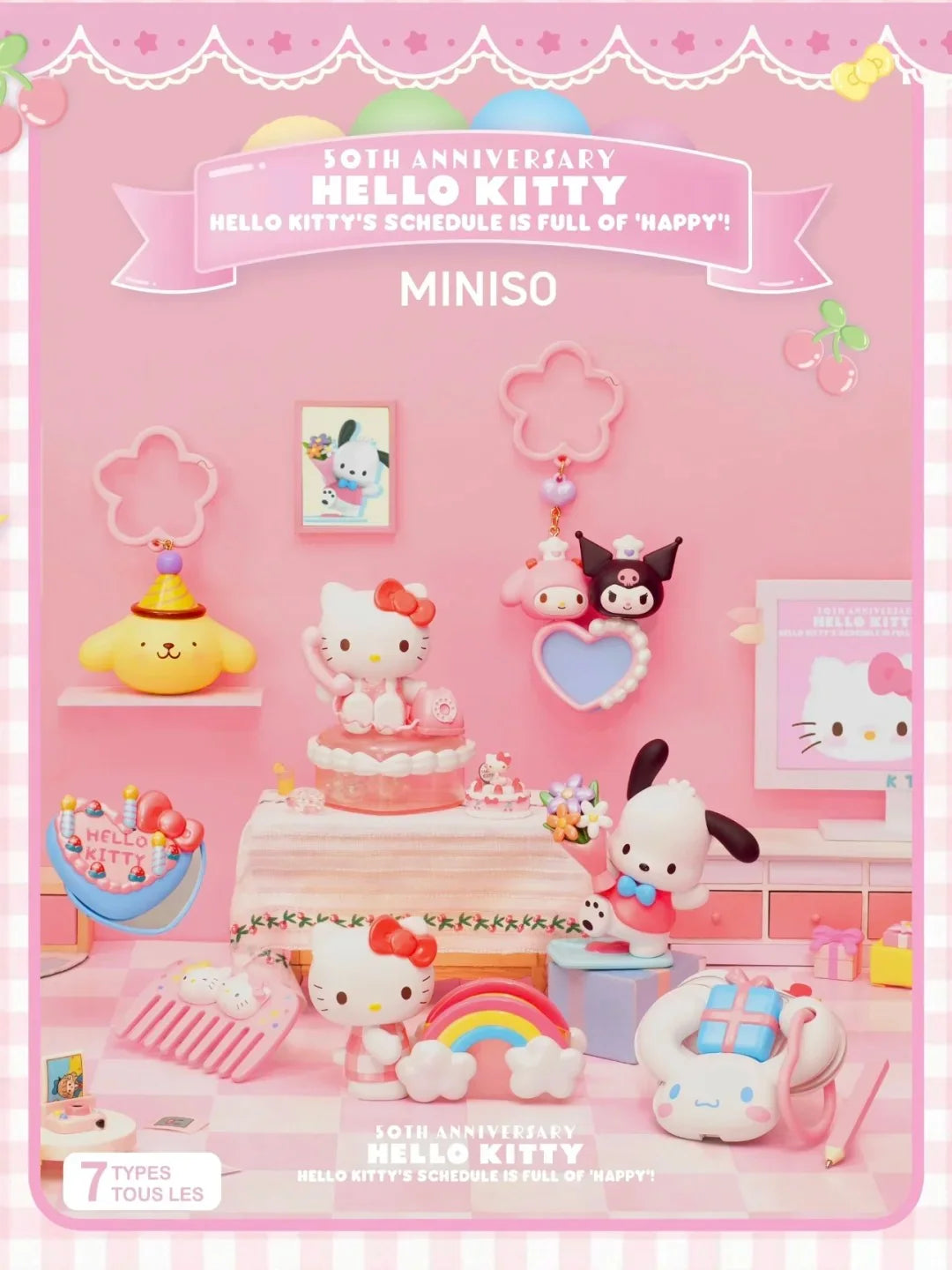 Hello Kitty's Schedule is Full of "Happy"! Blind Box