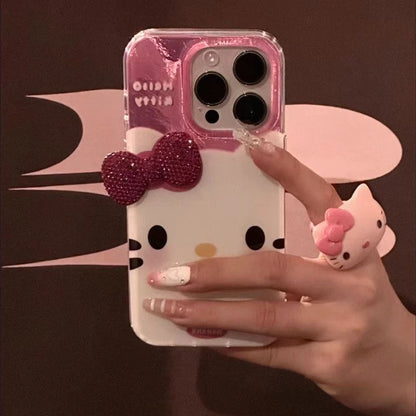 HelloKitty Shimmering Phone Case with Bow