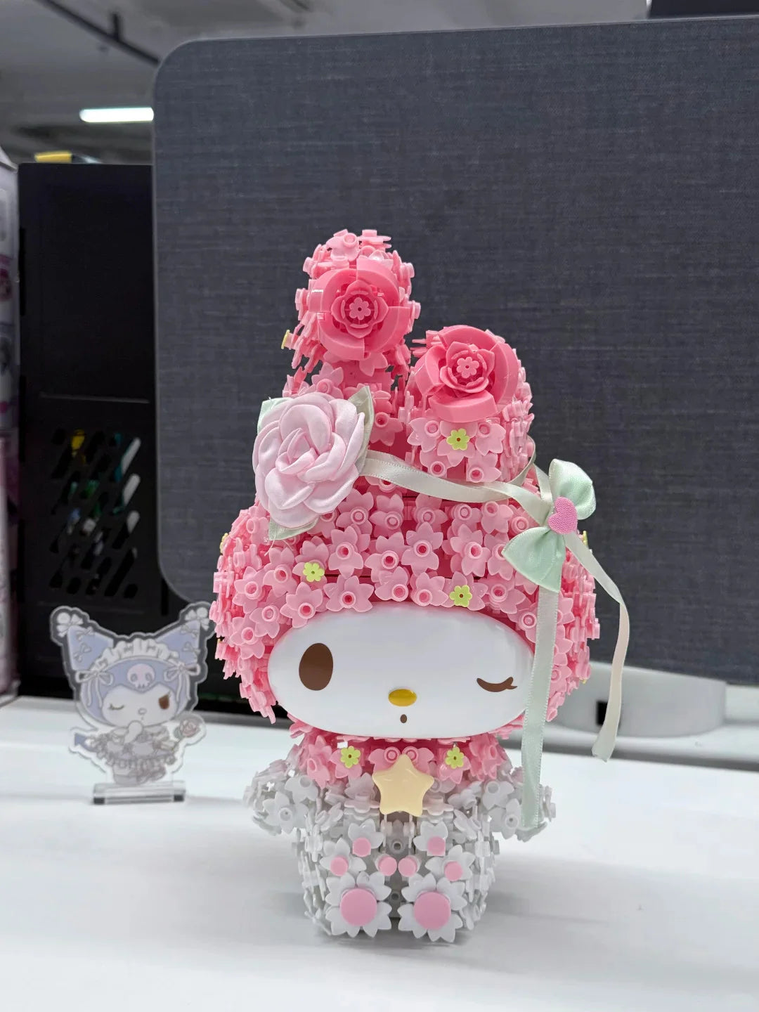 My Melody & Kuromi Floral Crystal Figures Building Blocks