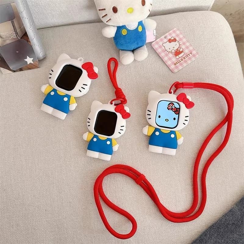 Sanrio Characters Silicone Apple Watch Protective Case with Lanyard
