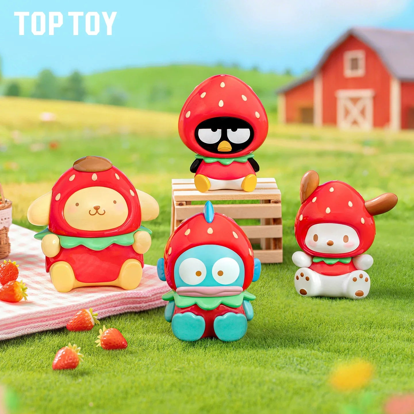 ボックス売 TOPTOY サンリオ いちご キーホルダー Toptoy Sanrio Strawberry Series Keychain Blind Box – In Kawaii Shop