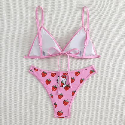 Hello Kitty Strawberry Kawaii Bikini