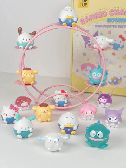 Sanrio Chubby Round Mini Figures Blind Bag (3 pcs per bag)