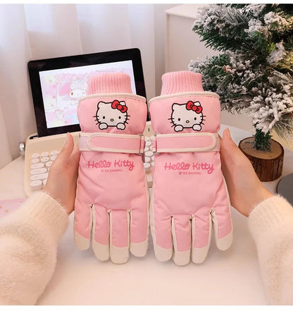 Sanrio Winter Warm Plush Ski Gloves